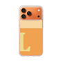 スリムプロテクションケース［ オリジナル - initial two tone - L orange ］