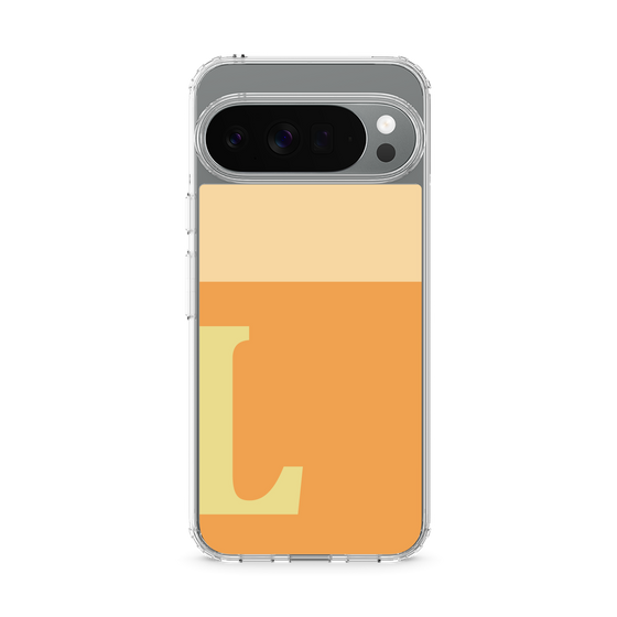 スリムプロテクションケース［ オリジナル - initial two tone - L orange ］