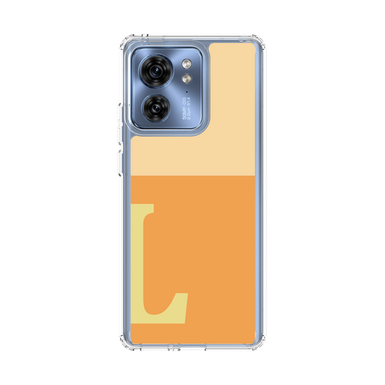 スリムプロテクションケース［ オリジナル - initial two tone - L orange ］