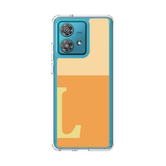 スリムプロテクションケース［ オリジナル - initial two tone - L orange ］