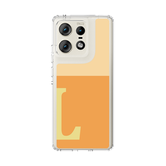 スリムプロテクションケース［ オリジナル - initial two tone - L orange ］