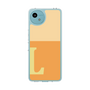 スリムプロテクションケース［ オリジナル - initial two tone - L orange ］