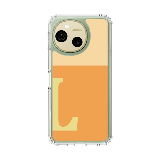 スリムプロテクションケース［ オリジナル - initial two tone - L orange ］