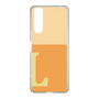 スリムプロテクションケース［ オリジナル - initial two tone - L orange ］