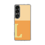 スリムプロテクションケース［ オリジナル - initial two tone - L orange ］