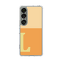 スリムプロテクションケース［ オリジナル - initial two tone - L orange ］