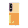 スリムプロテクションケース［ オリジナル - initial two tone - L orange ］