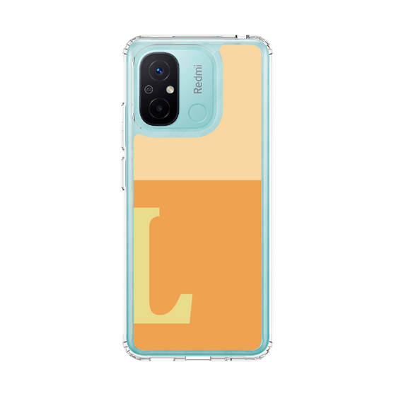 スリムプロテクションケース［ オリジナル - initial two tone - L orange ］