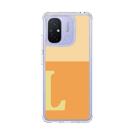 スリムプロテクションケース［ オリジナル - initial two tone - L orange ］