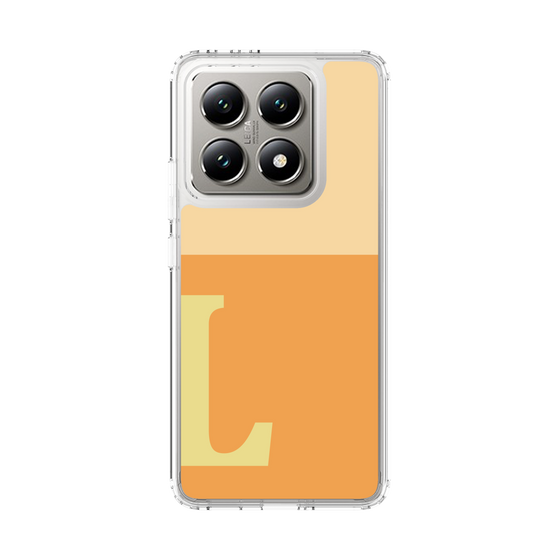 スリムプロテクションケース［ オリジナル - initial two tone - L orange ］