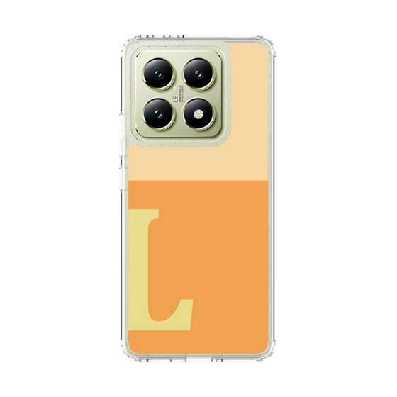 スリムプロテクションケース［ オリジナル - initial two tone - L orange ］
