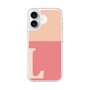 スリムプロテクションケース［ オリジナル - initial two tone - L pink ］