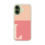 スリムプロテクションケース［ オリジナル - initial two tone - L pink ］