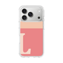 スリムプロテクションケース［ オリジナル - initial two tone - L pink ］