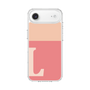 スリムプロテクションケース［ オリジナル - initial two tone - L pink ］