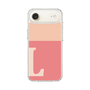スリムプロテクションケース［ オリジナル - initial two tone - L pink ］