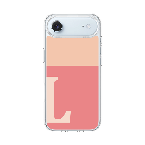 スリムプロテクションケース［ オリジナル - initial two tone - L pink ］