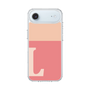スリムプロテクションケース［ オリジナル - initial two tone - L pink ］