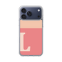スリムプロテクションケース［ オリジナル - initial two tone - L pink ］