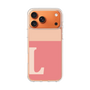 スリムプロテクションケース［ オリジナル - initial two tone - L pink ］