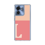 スリムプロテクションケース［ オリジナル - initial two tone - L pink ］