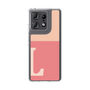 スリムプロテクションケース［ オリジナル - initial two tone - L pink ］