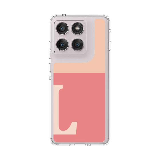 スリムプロテクションケース［ オリジナル - initial two tone - L pink ］