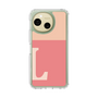 スリムプロテクションケース［ オリジナル - initial two tone - L pink ］