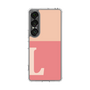 スリムプロテクションケース［ オリジナル - initial two tone - L pink ］