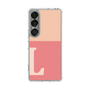 スリムプロテクションケース［ オリジナル - initial two tone - L pink ］