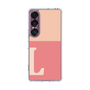 スリムプロテクションケース［ オリジナル - initial two tone - L pink ］