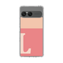 スリムプロテクションケース［ オリジナル - initial two tone - L pink ］