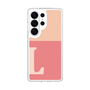 スリムプロテクションケース［ オリジナル - initial two tone - L pink ］