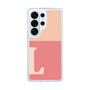 スリムプロテクションケース［ オリジナル - initial two tone - L pink ］