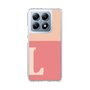 スリムプロテクションケース［ オリジナル - initial two tone - L pink ］