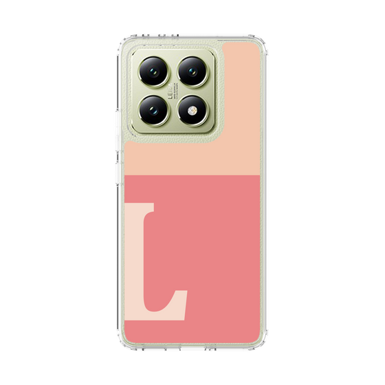 スリムプロテクションケース［ オリジナル - initial two tone - L pink ］