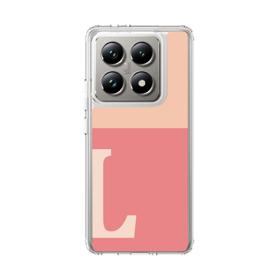 スリムプロテクションケース［ オリジナル - initial two tone - L pink ］