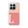 スリムプロテクションケース［ オリジナル - initial two tone - L pink ］