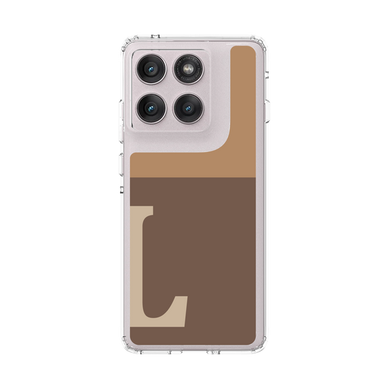 スリムプロテクションケース［ オリジナル - initial two tone - L brown ］