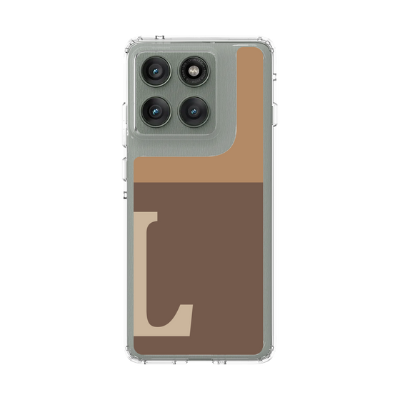 スリムプロテクションケース［ オリジナル - initial two tone - L brown ］