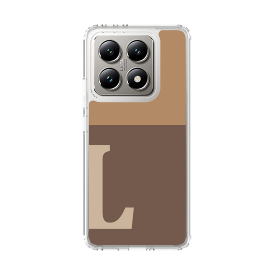 スリムプロテクションケース［ オリジナル - initial two tone - L brown ］