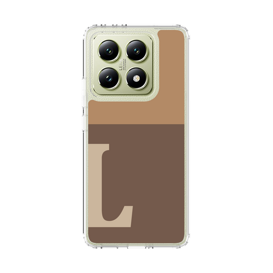 スリムプロテクションケース［ オリジナル - initial two tone - L brown ］