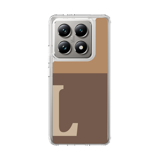 スリムプロテクションケース［ オリジナル - initial two tone - L brown ］