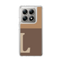 スリムプロテクションケース［ オリジナル - initial two tone - L brown ］
