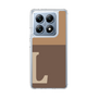 スリムプロテクションケース［ オリジナル - initial two tone - L brown ］