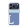 スリムプロテクションケース［ オリジナル - initial two tone - L blue ］