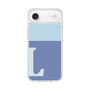 スリムプロテクションケース［ オリジナル - initial two tone - L blue ］