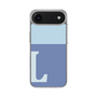 スリムプロテクションケース［ オリジナル - initial two tone - L blue ］