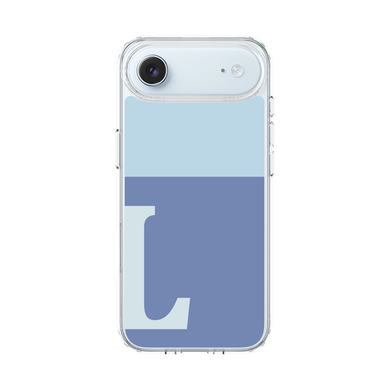 スリムプロテクションケース［ オリジナル - initial two tone - L blue ］
