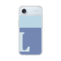 スリムプロテクションケース［ オリジナル - initial two tone - L blue ］